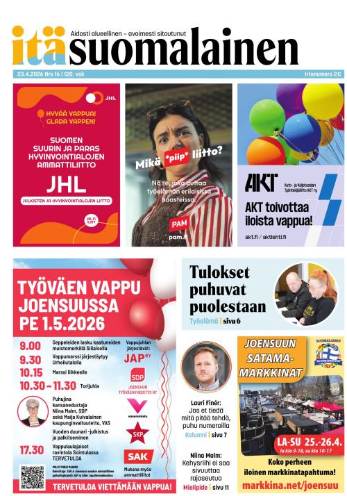 Itäsuomalainen 23.4.2026