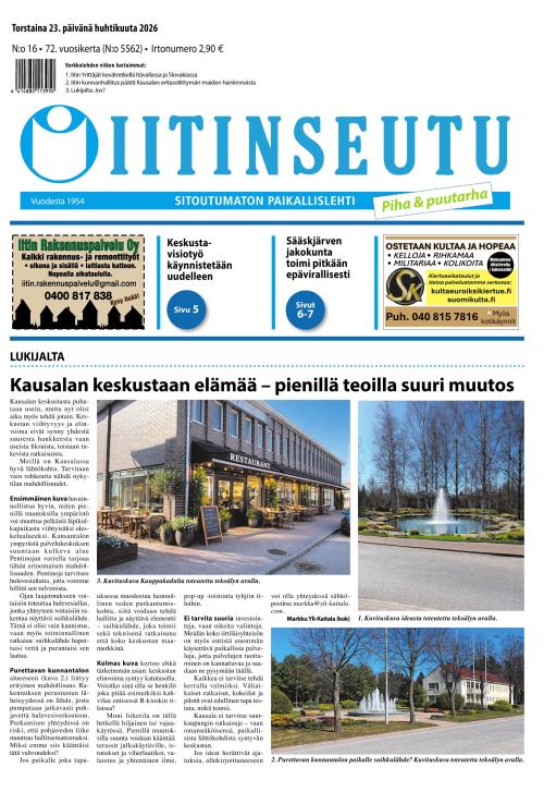 Iitinseutu 23.4.2026