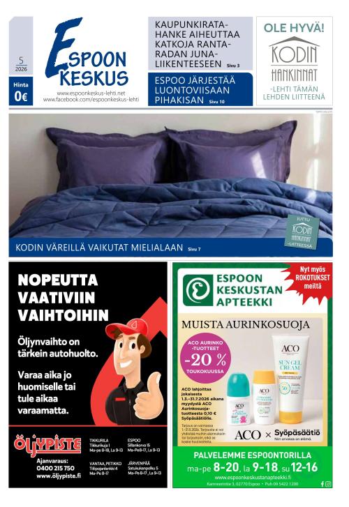 Espoon keskus -lehti 23.4.2026