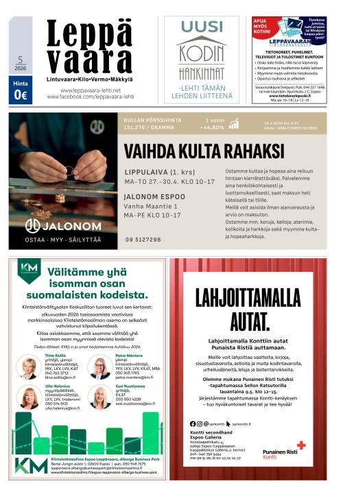 Leppävaara-lehti 23.4.2026