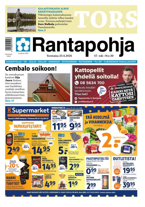 Rantapohja 23.4.2026
