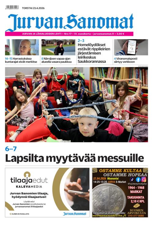 Jurvan Sanomat 23.4.2026