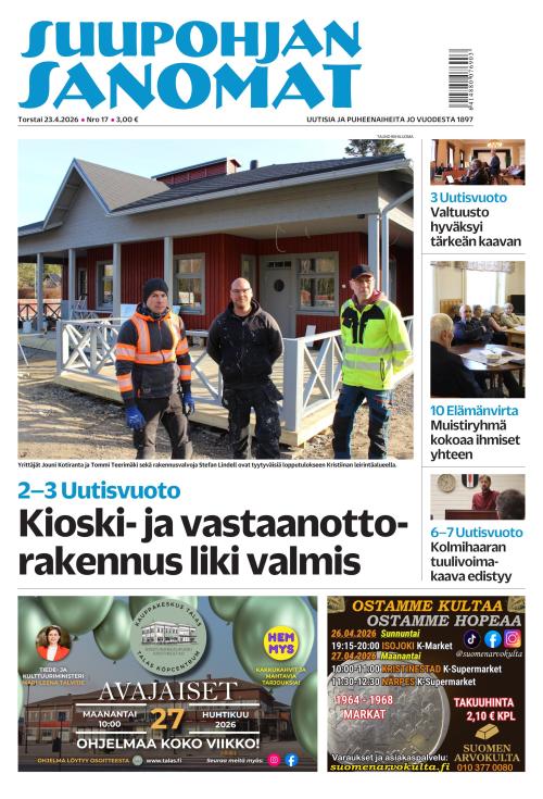 Suupohjan Sanomat 23.4.2026
