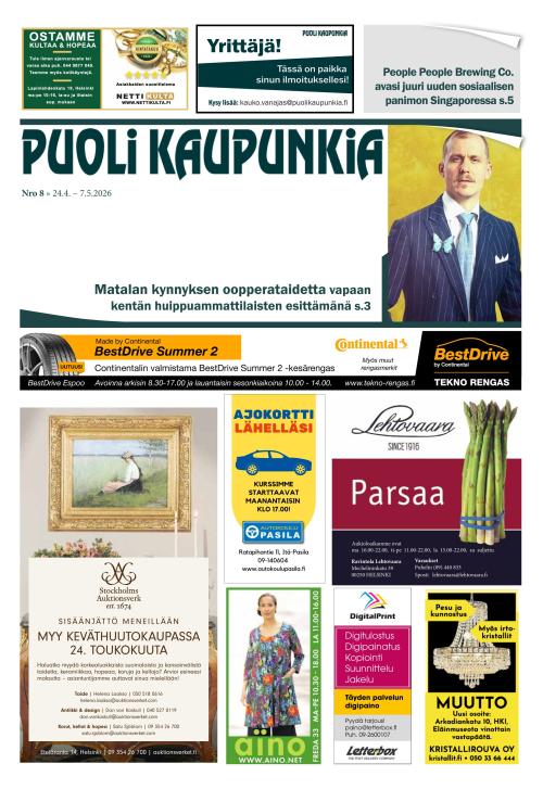 Puoli Kaupunkia Helsinki B 24.4.2026