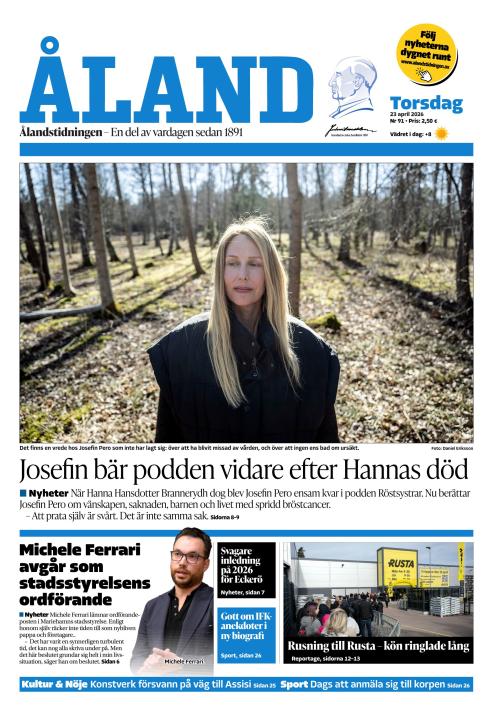 Ålandstidningen 23.4.2026