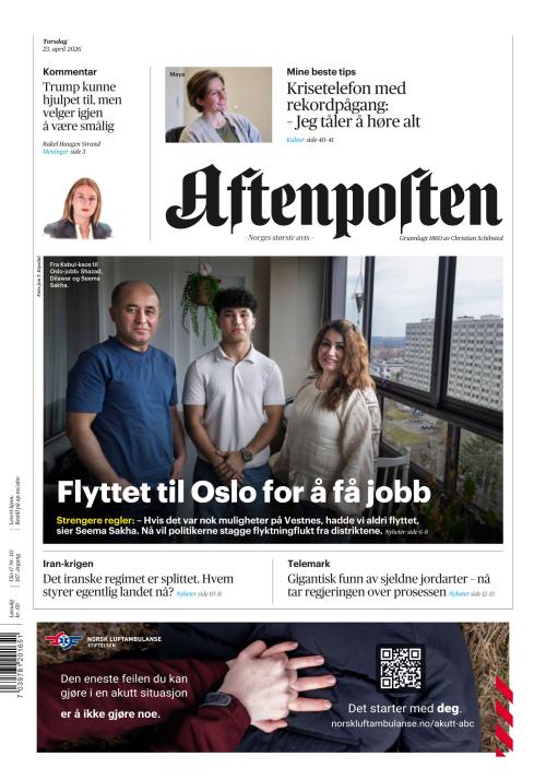 Aftenposten 23.4.2026