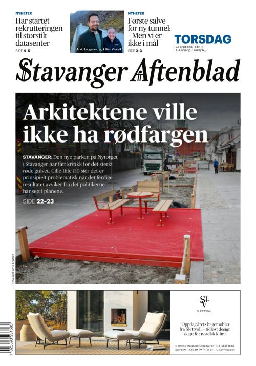 Stavanger Aftenblad 23.4.2026