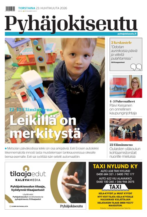 Pyhäjokiseutu 23.4.2026