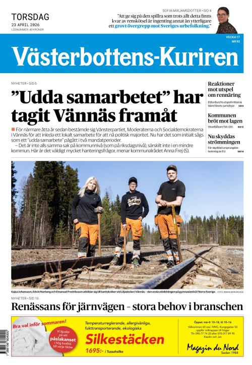 Västerbottens-Kuriren (SE) 23.4.2026