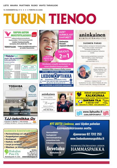 Turun Tienoo 23.4.2026