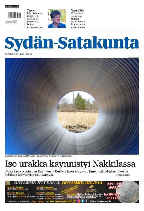Sydän-Satakunta ja Jokilaakso 23.4.2026
