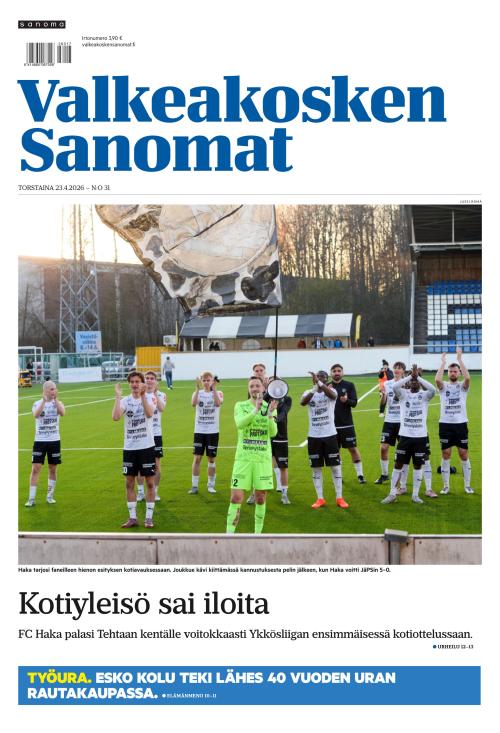 Valkeakosken Sanomat 23.4.2026