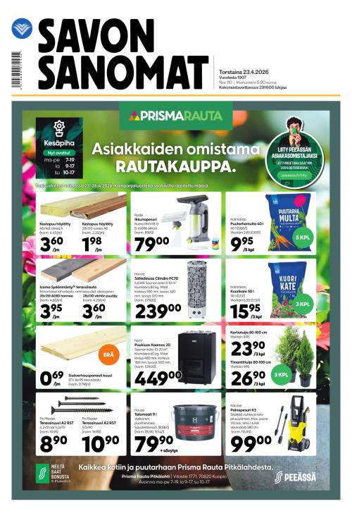Savon Sanomat 23.4.2026