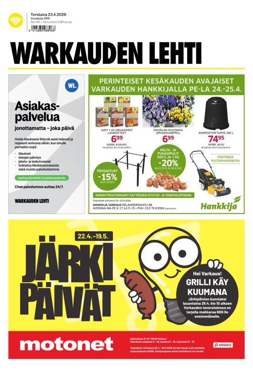 Warkauden Lehti 23.4.2026
