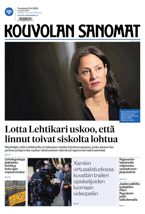 Kouvolan Sanomat 23.4.2026