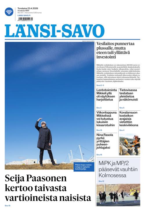 Länsi-Savo 23.4.2026