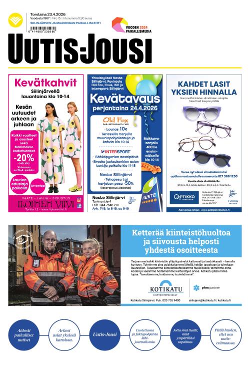 Uutis-Jousi 23.4.2026