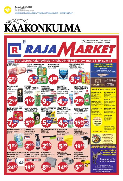 Kaakonkulma 23.4.2026