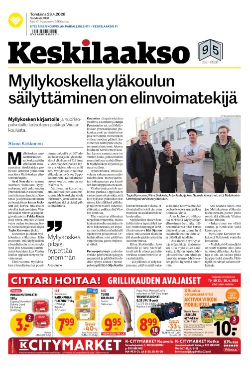 Keskilaakso 23.4.2026