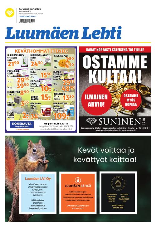 Luumäen Lehti 23.4.2026