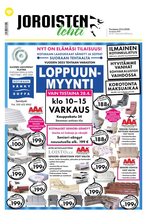 Joroisten Lehti 23.4.2026