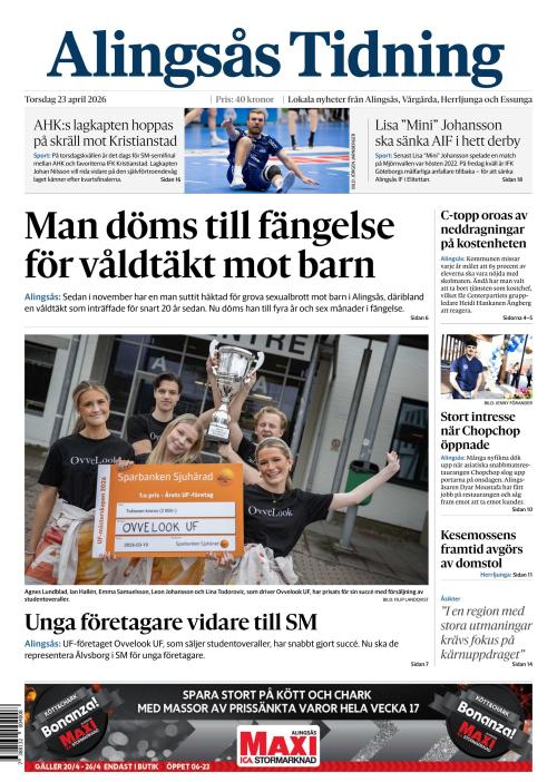 Alingsås Tidning 23.4.2026