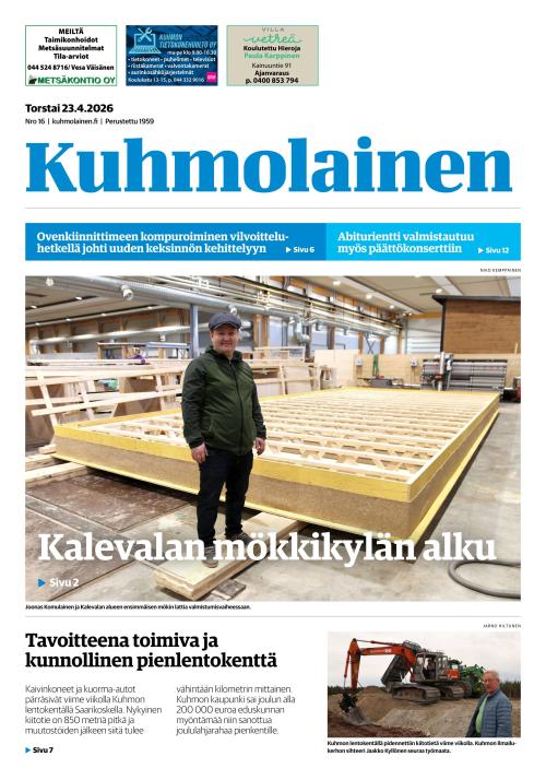 Kuhmolainen 23.4.2026