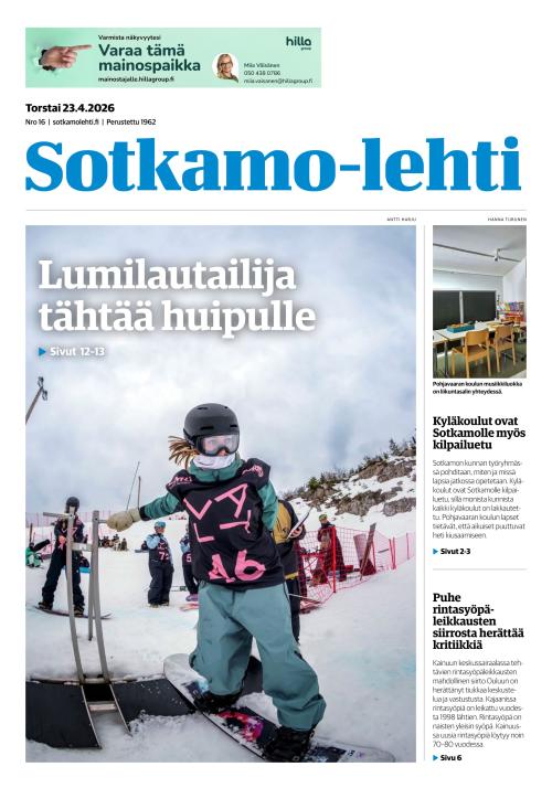 Sotkamo-lehti 23.4.2026