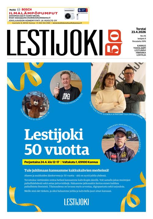 Lestijoki-lehti 23.4.2026