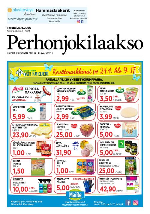 Perhonjokilaakso 23.4.2026