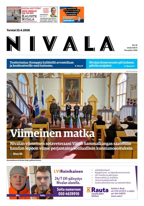 Nivala-lehti 23.4.2026