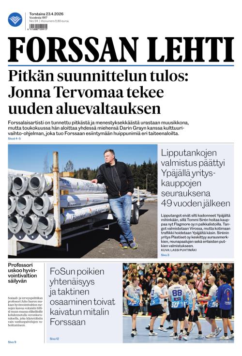 Forssan Lehti 23.4.2026