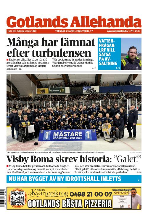 Gotlands Allehanda 23.4.2026