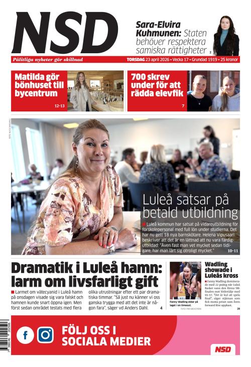 Norrländska Socialdemokraten 23.4.2026
