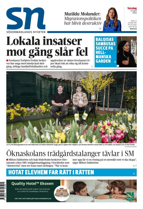 Södermanlands Nyheter 23.4.2026