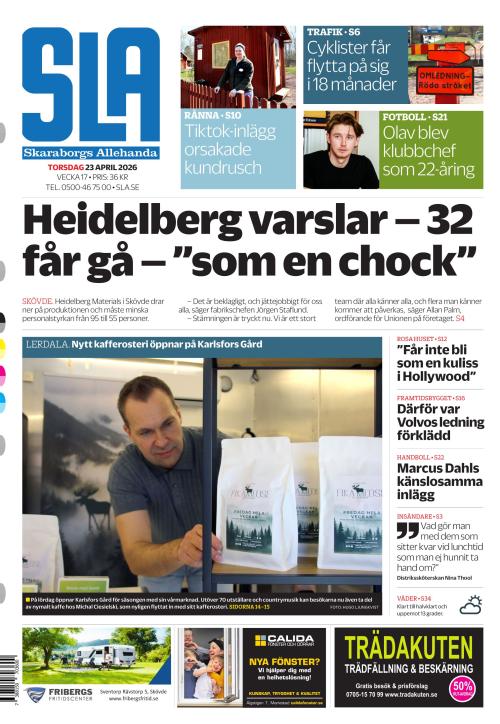 Skaraborgs Allehanda 23.4.2026