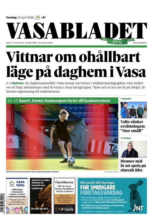 Vasabladet 23.4.2026