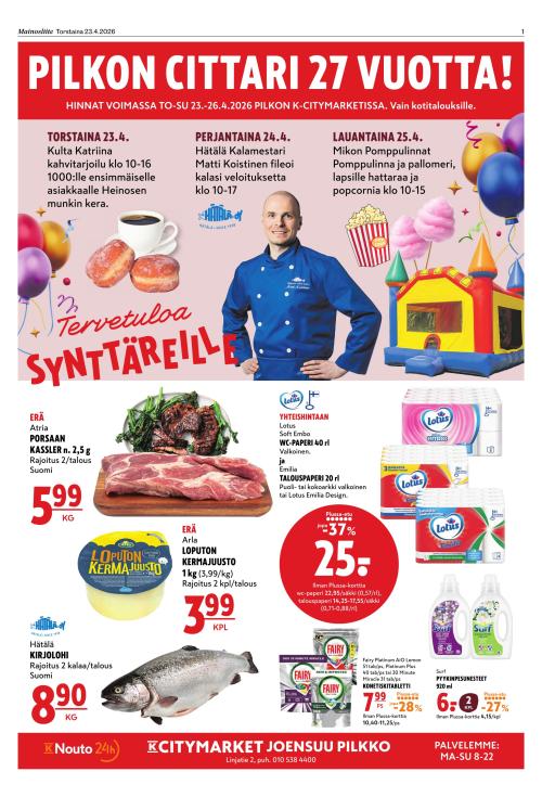 Karjalainen -liitteet 23.4.2026