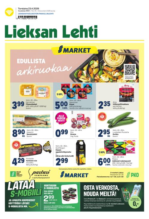 Lieksan Lehti 23.4.2026