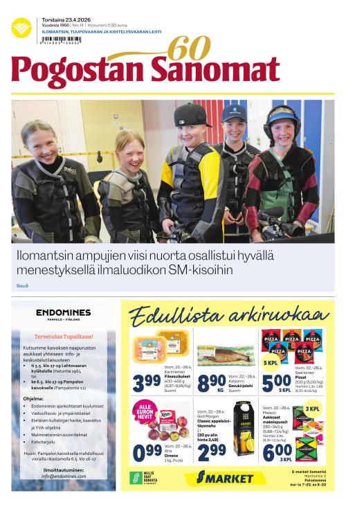 Pogostan Sanomat 23.4.2026
