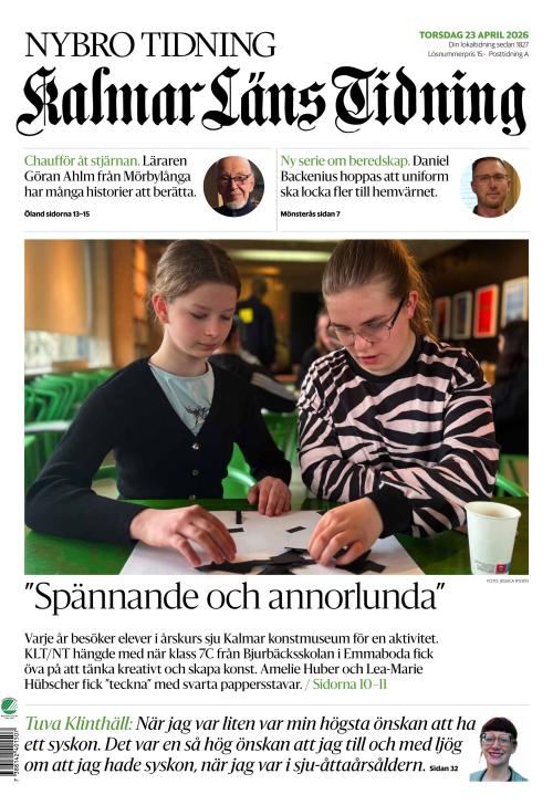 Kalmar Läns Tidning 23.4.2026