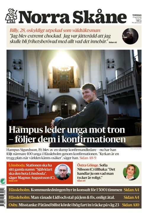 Norra Skåne 23.4.2026