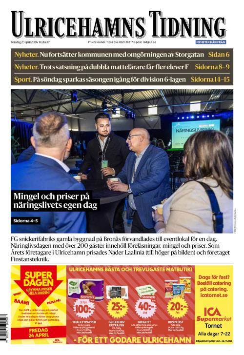 Ulricehamns Tidning 23.4.2026