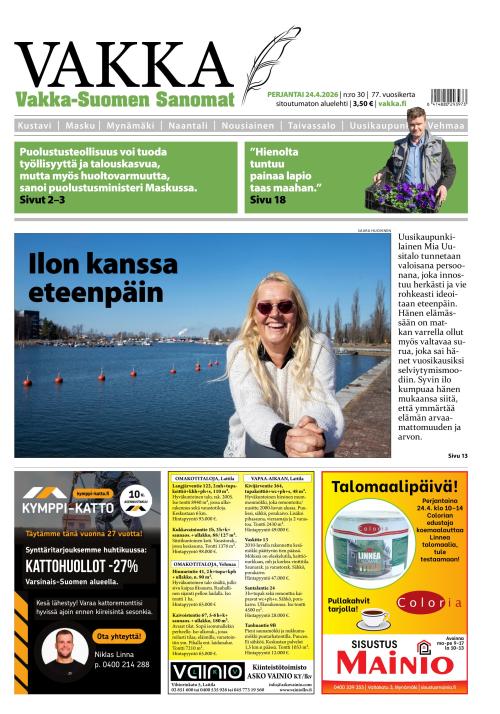 Vakka-Suomen Sanomat 24.4.2026