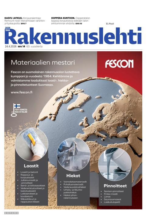 Rakennuslehti 14/2026