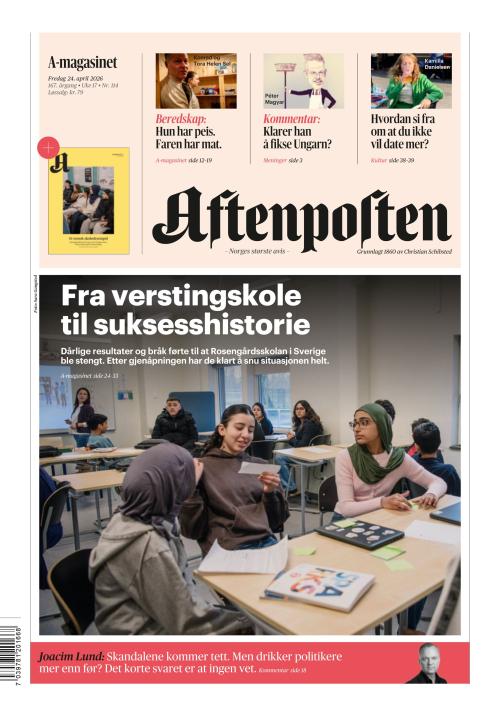 Aftenposten 24.4.2026
