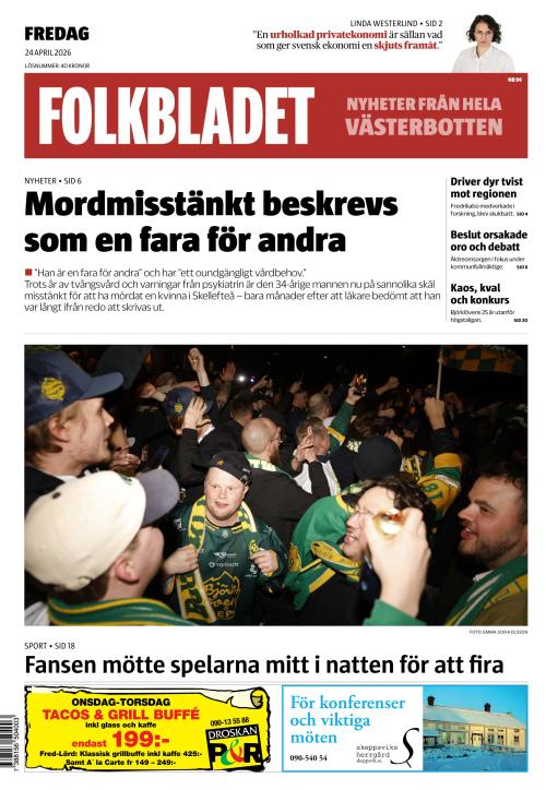 Folkbladet (Västerbotten) (SE) 24.4.2026