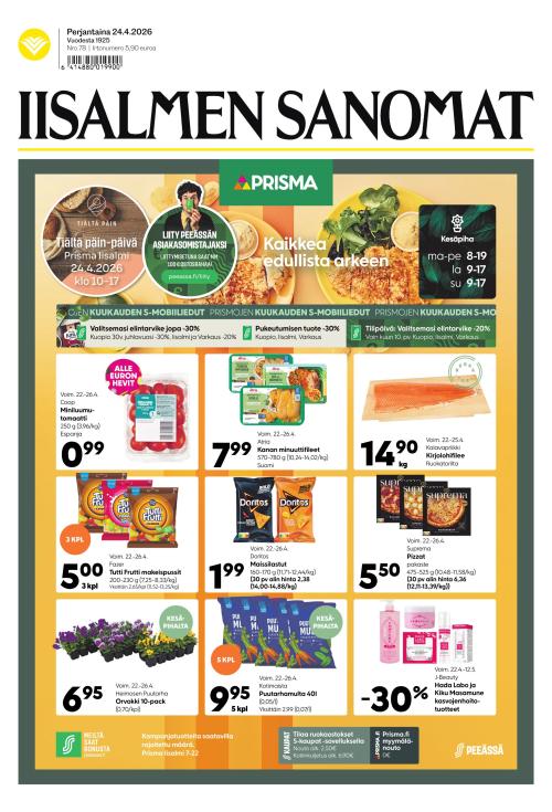 Iisalmen Sanomat 24.4.2026