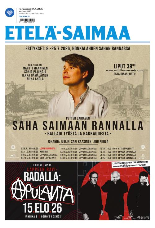 Etelä-Saimaa 24.4.2026