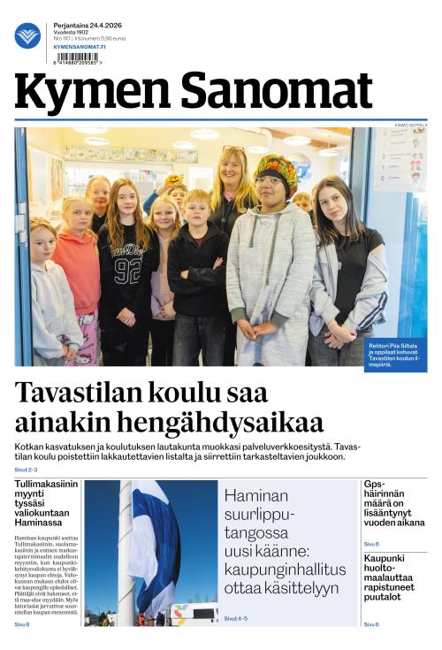 Kymen Sanomat 24.4.2026